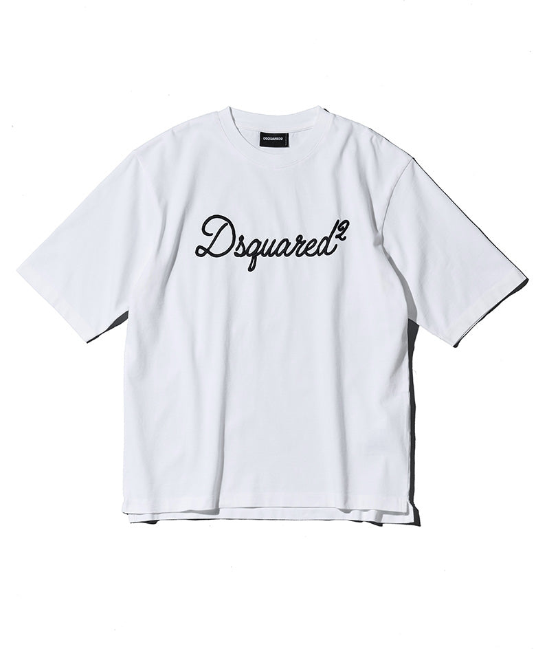ディースクエアード エンブロイダード ルーズフィット Tシャツ