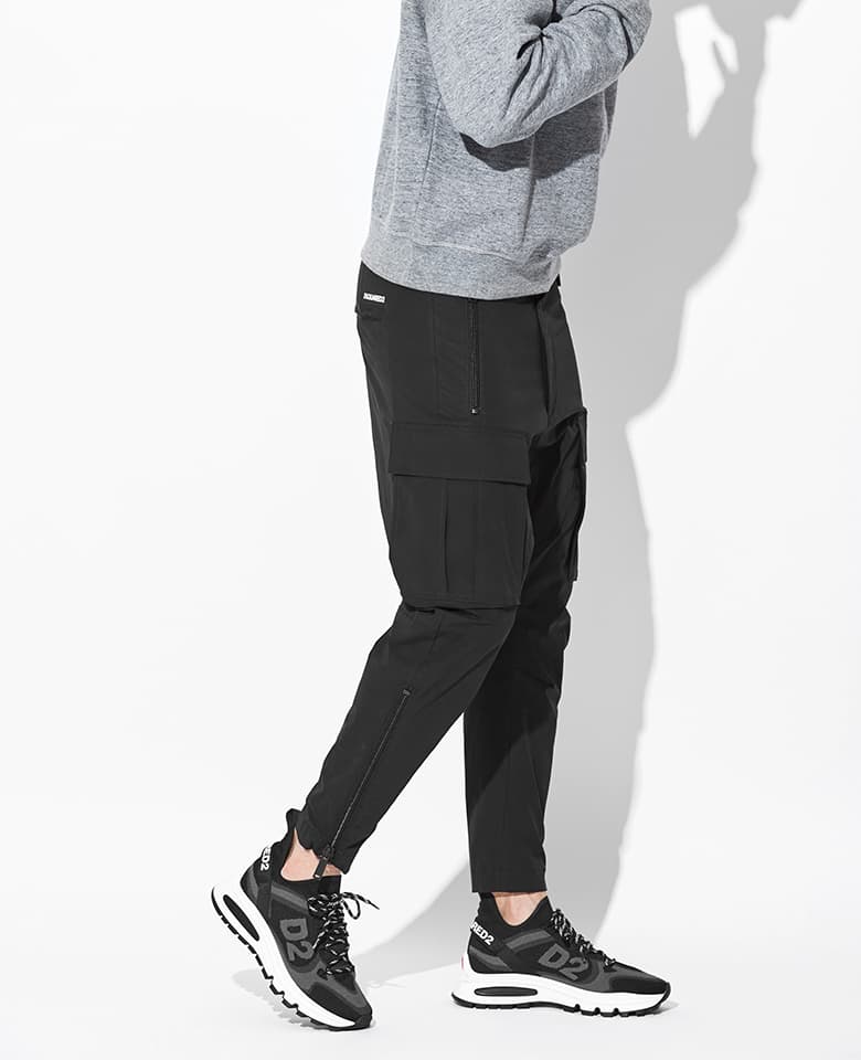 zzz black cargo pants