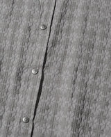 フラワーリネンシャツブルゾン