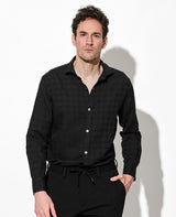 フラワーリネンシャツブルゾン