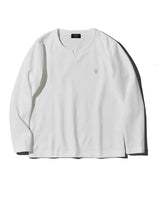 ダブルフェイスキーネックロンT