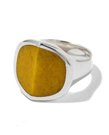 エキノックス-ピラミッド　イエローアベンチュリンリング　Lサイズ