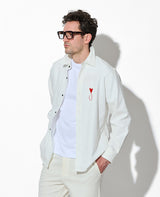 ニットデニムシャツ