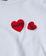 2ハートワッペンTシャツ