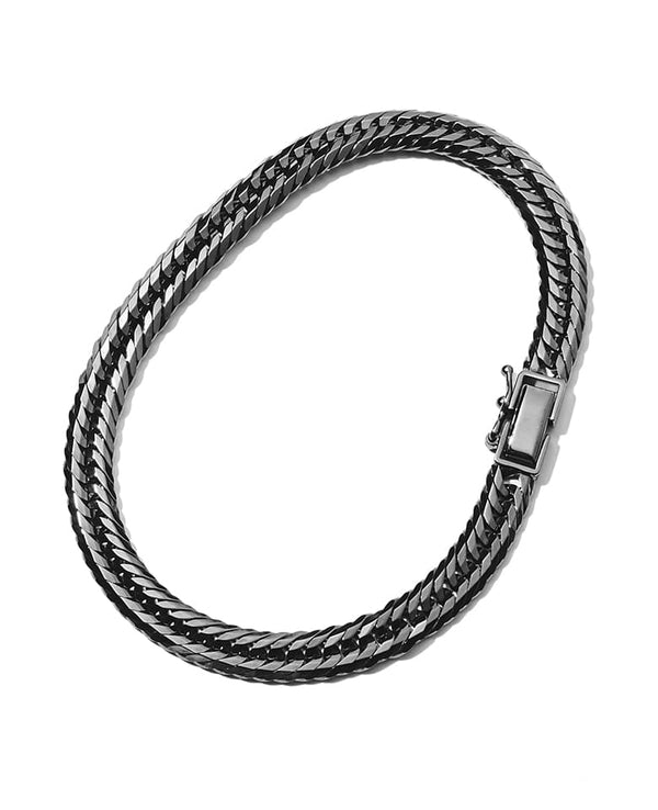 K18Black Kihei Bracelet (Double 6 sides) 30g/20cm