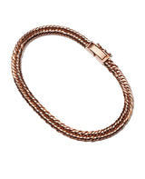 K18RoseGold Kihei Bracelet (Triple 12 Faces) 10g/18cm