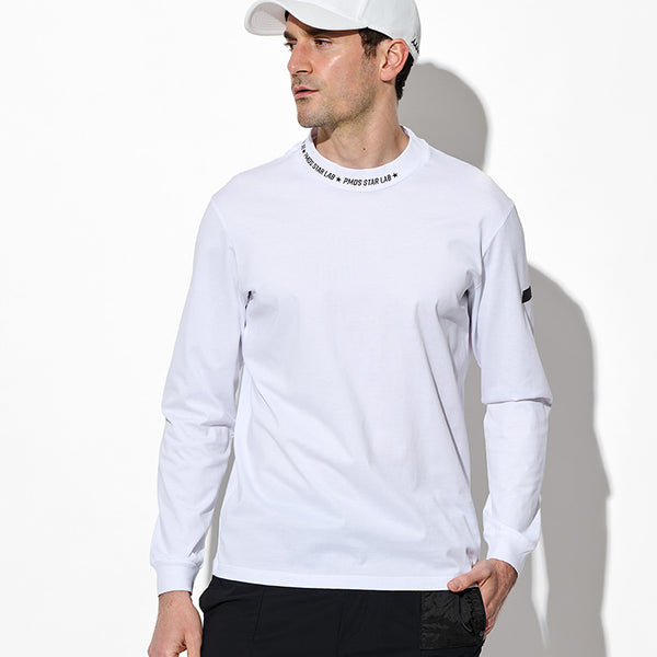 ネックロゴロングスリーブTシャツ – 買えるLEON