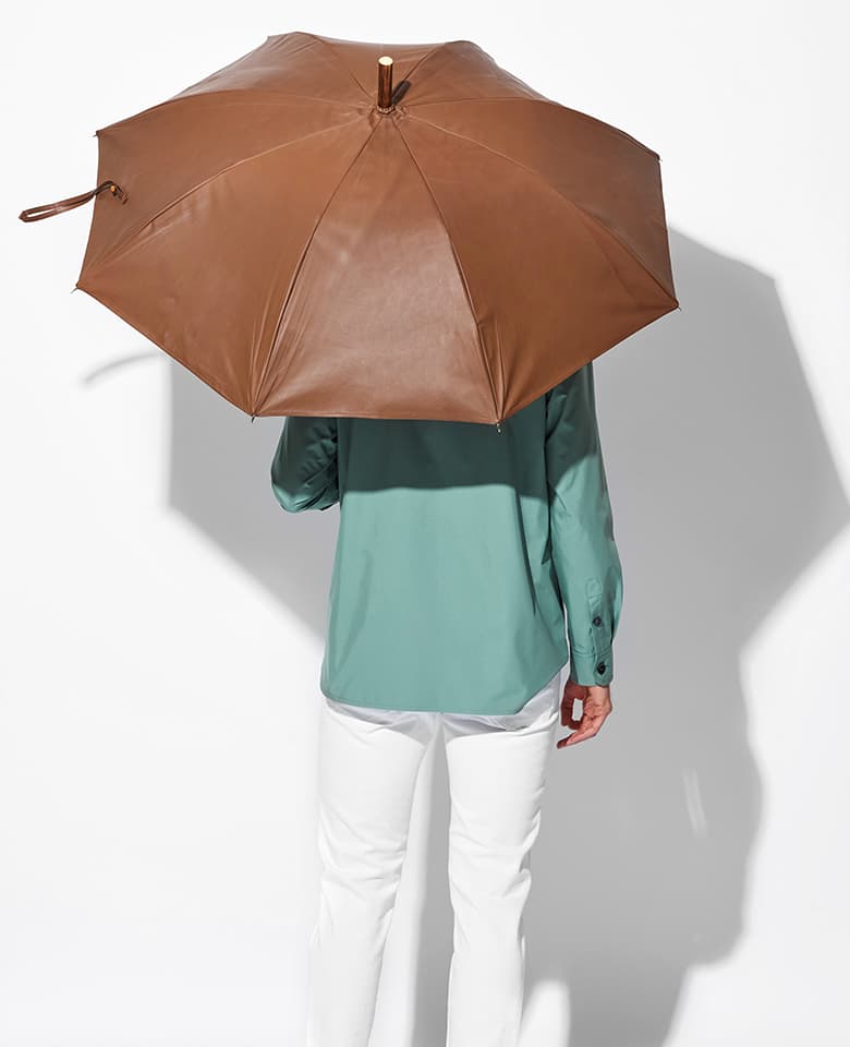 leather umbrella