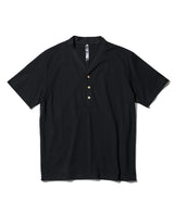 LEON別注 VネックヘンリーショートスリーブTシャツ