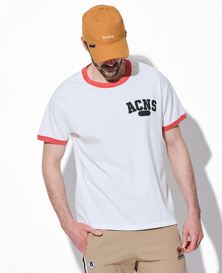 エイジングカレッジロゴリンガーTee