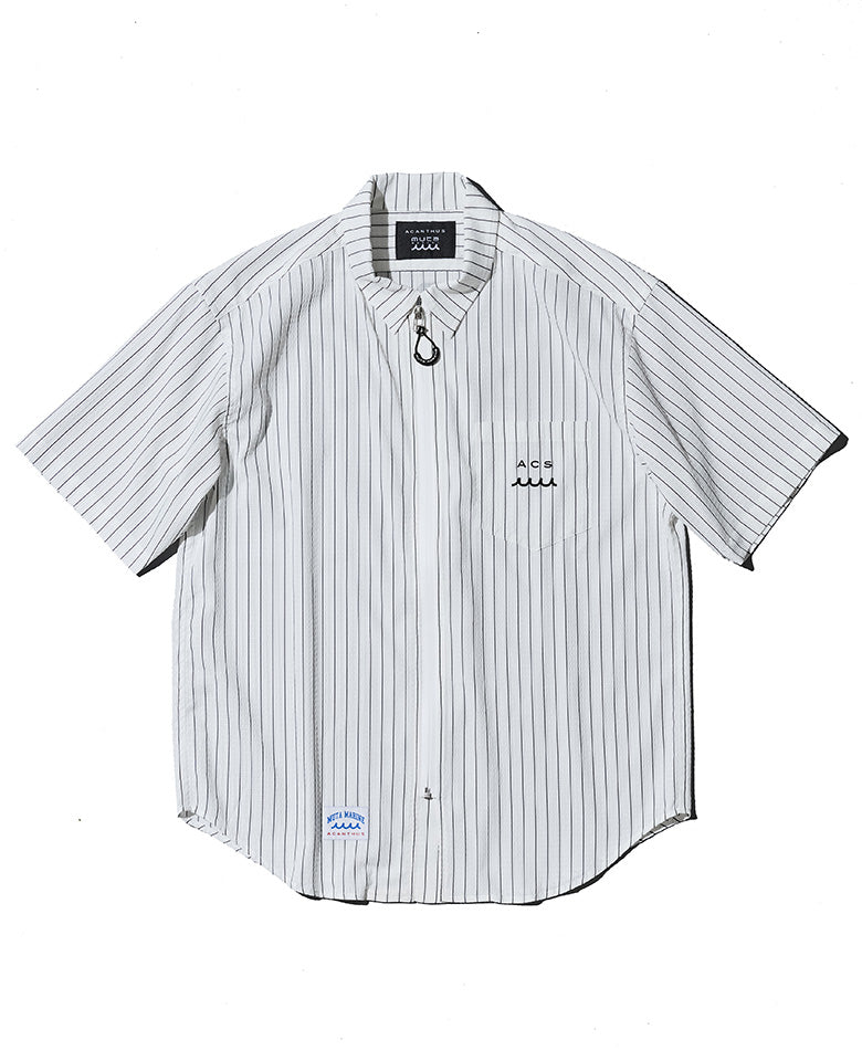 Dot Air ジップアップ半袖シャツ