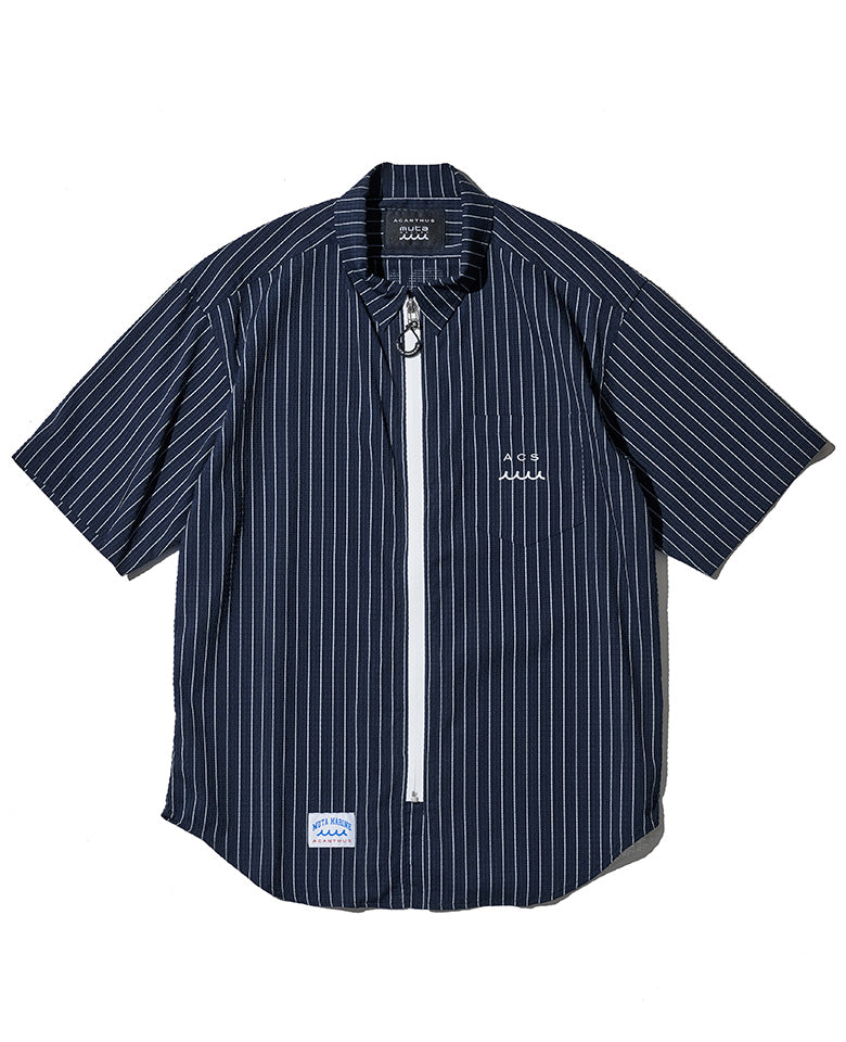 Dot Air ジップアップ半袖シャツ