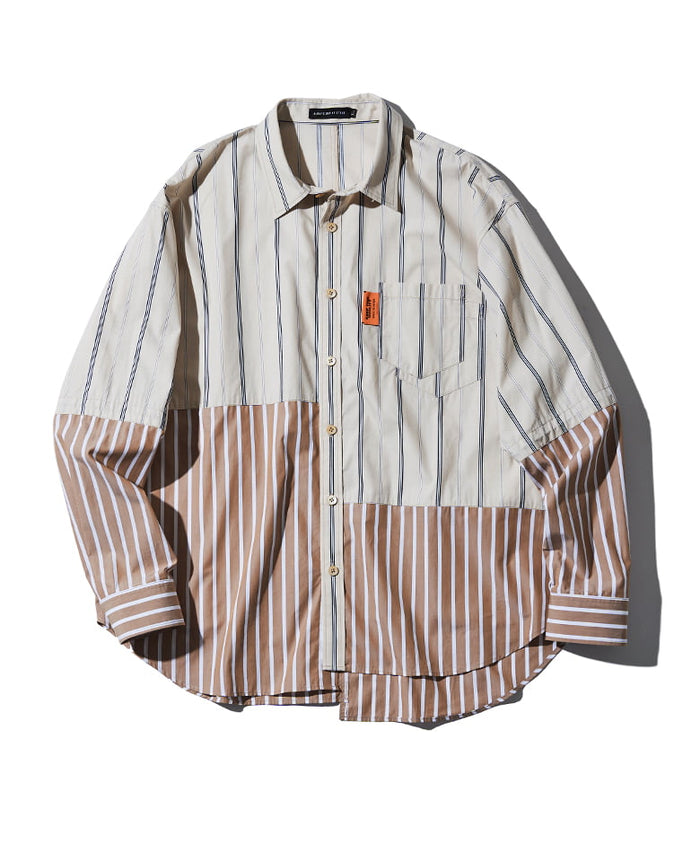DEUXEME CLASS 　ロングスリーブシャツ　ストライプ クレイジーストライプロングスリーブシャツ – 買えるLEON