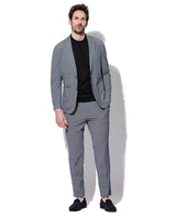 テック3　シェパードチェックニットジャケット