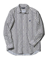 ハニカムプリントシャツ