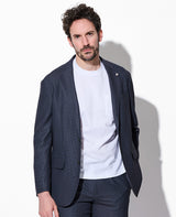 テック3　カラミハウンドトゥースジャケット