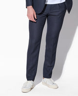 カラミハウンドトゥースセットアップ（ネイビー）