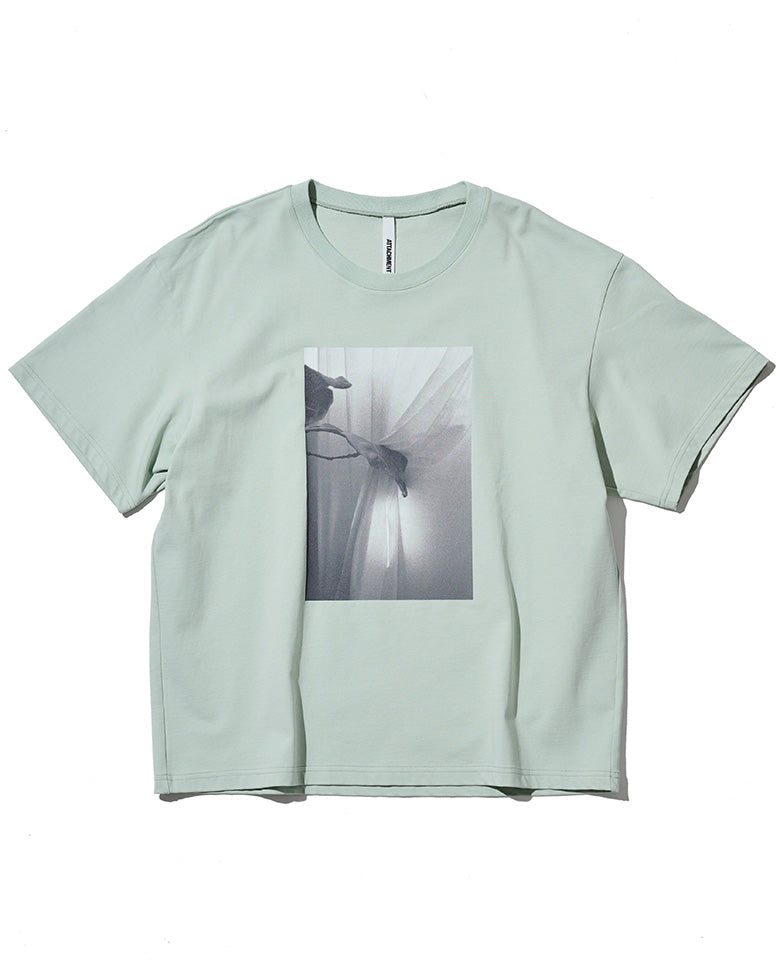 スヴィンジャージー プリント S/S TEE