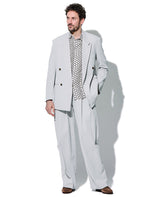 ポリエステル/コットン/リネン ドライツイル ダブルジャケット