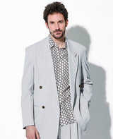 ポリエステル/コットン/リネン ドライツイル ダブルジャケット