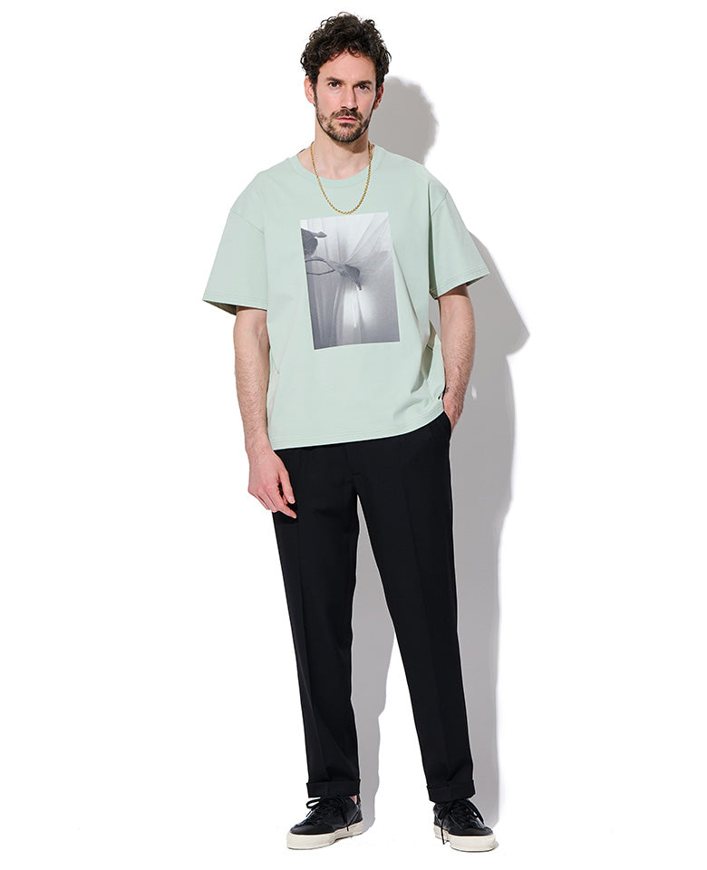 スヴィンジャージー プリント S/S TEE