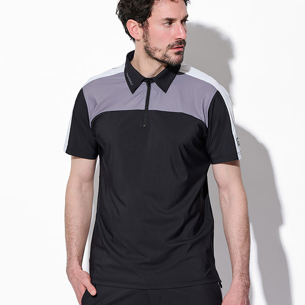 値下げ★試着のみCALEE ×chaptainhelm POLO - XL スウィッチジップポロシャツ – 買えるLEON