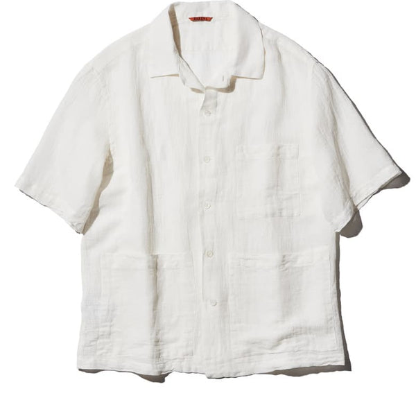 DAVI PARIS ブラウン Campプリントショートスリーブシャツ XL