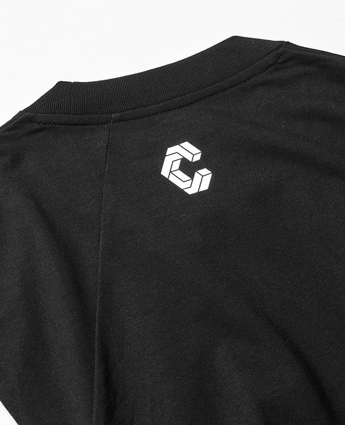 CRONOS★クロノス(M)ロングスリーブオーバーサイズ☆店舗限定★完売品 CRONOS UNEQUALLY LONGSLEEVE【BLACK】