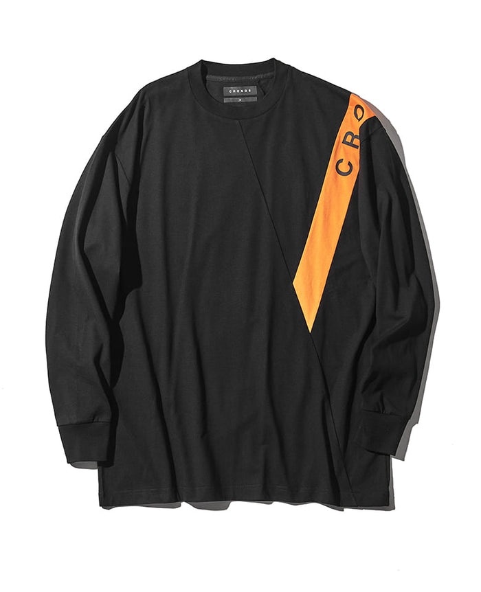 クロノスロングスリーブ　新品 クロノス ダイアゴナル パネル ロング スリーブ T – 買えるLEON