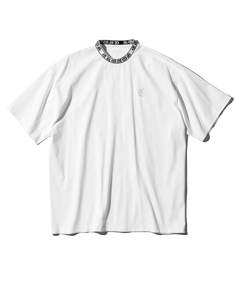 クロノス ロゴ ネックライン デザイン オーバーサイズ Tシャツ