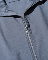 コンプレスト・コットンジャージ―・ダブルジップジャケット