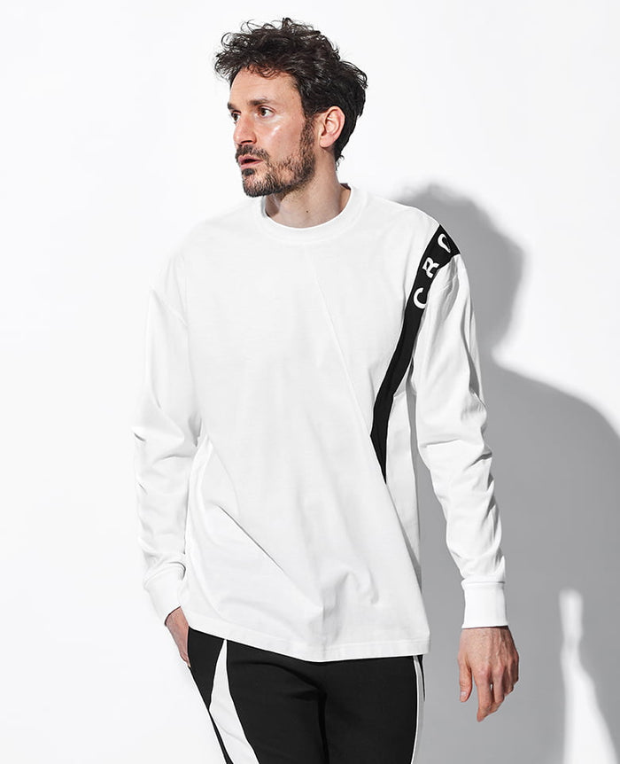 クロノス ダイアゴナル パネル ロング スリーブ T – 買えるLEON