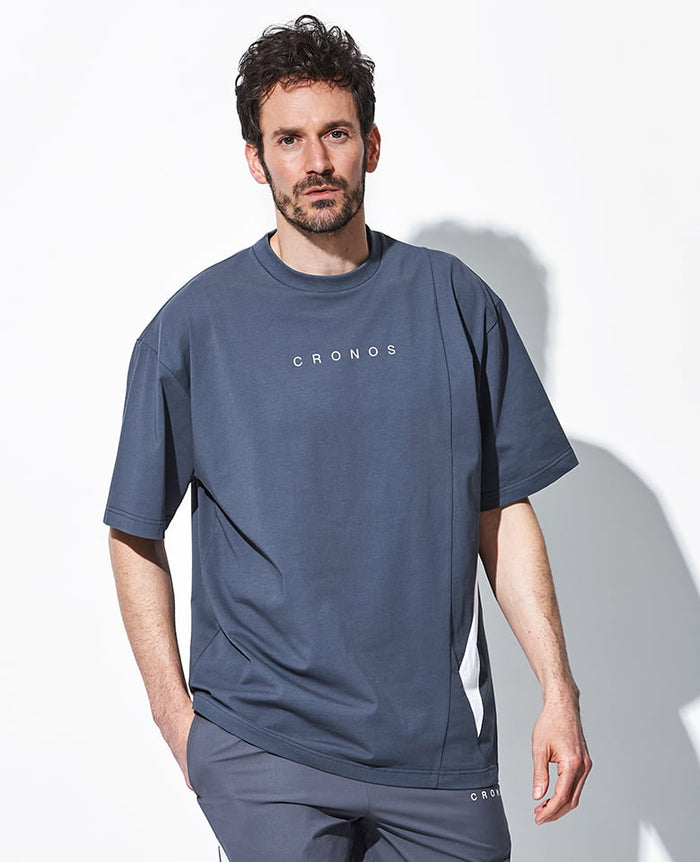 クロノス ダイアゴナル パネル オーバーサイズ Tシャツ – 買えるLEON
