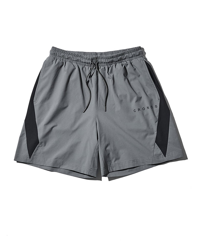 CRONOS DOUBLE STRIPES SHORTS【BLACK×WHITE】 – クロノス