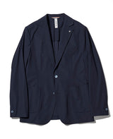 ライクラストレッチセットアップ（ネイビー）