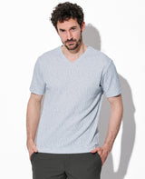 クラッシュジオメVネックカットソー