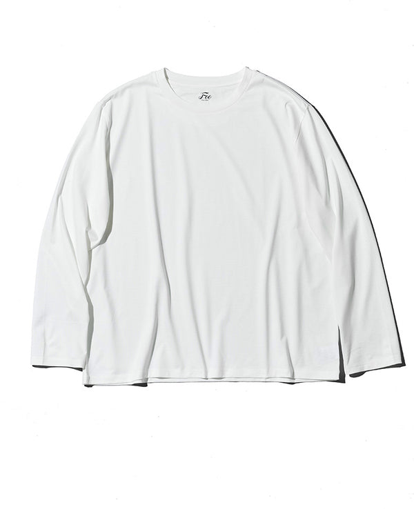 シルクコットンロングスリーブTシャツ