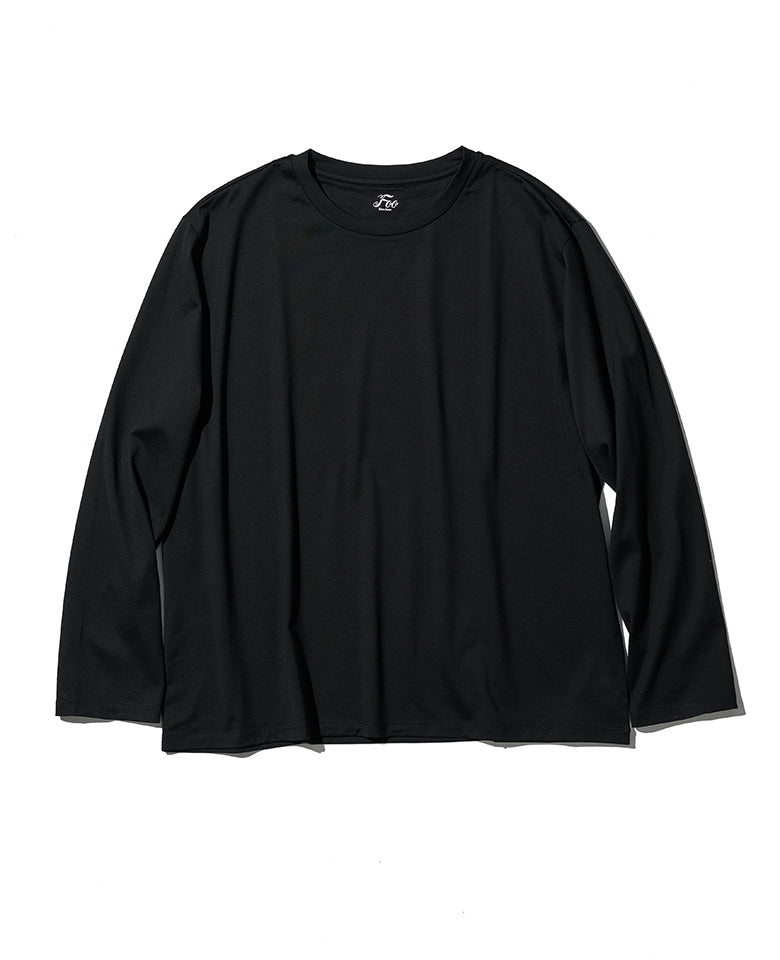シルクコットンロングスリーブTシャツ