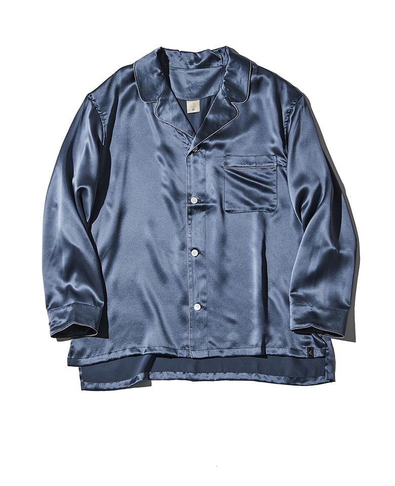 シルクパジャマシャツ