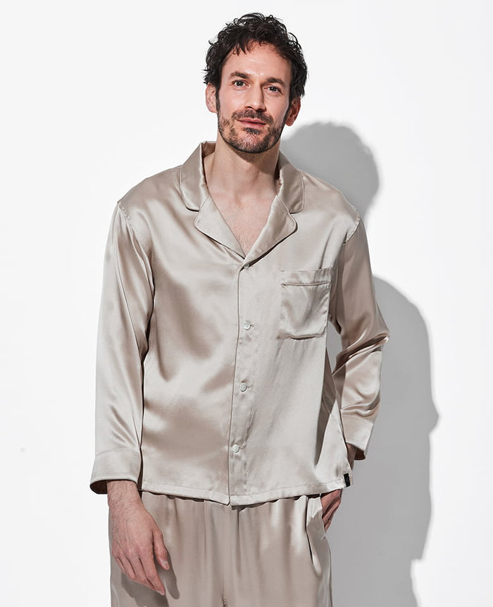 シルクパジャマ（ピンクベージュ） – 買えるLEON