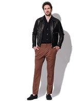 レザーブルゾン