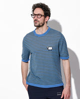 クルーネックニット