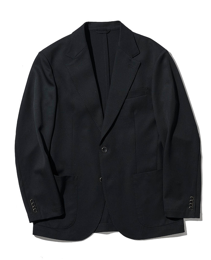 【ブラック】【LEON別注/セットアップ対応】異素材コンビネーション ストレッチジャージ パ LEON別注 ゼロトリアセットアップ（ブラック） – 買えるLEON