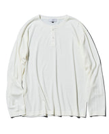 LEON別注 ウールジャージヘンリネックTシャツ