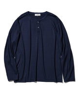 LEON別注 ウールジャージヘンリネックTシャツ