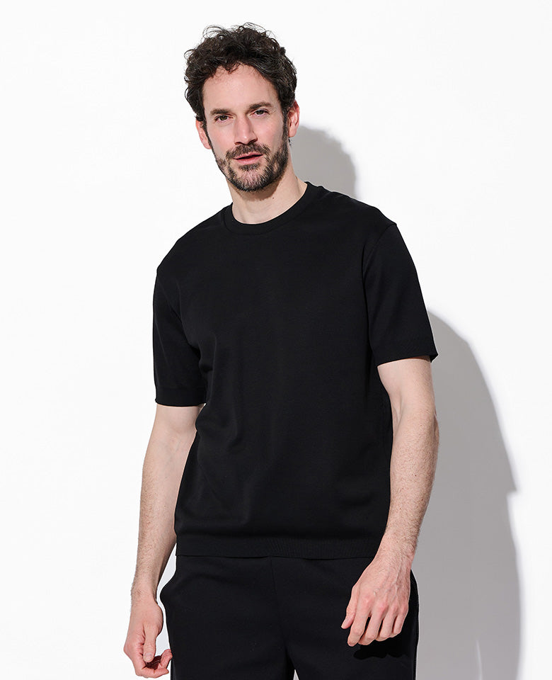 ニットエフェクト半袖Tシャツ