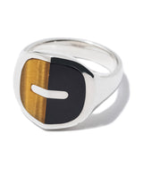 "EQUINOX"-ピラミッド オニキスタイガーアイ リング