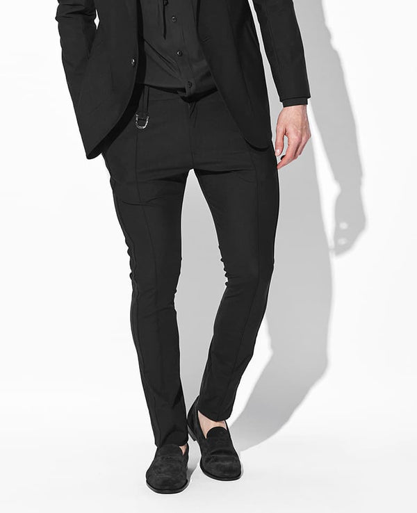 美品 キリュウキリュウ 黒スーツセットアップ Mサイズ身幅42cm - スーツ