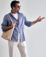 コットンリネンシャツ