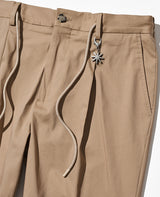 コットンストレッチドローコードパンツ